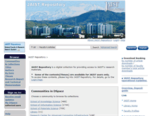 Tablet Screenshot of dspace.jaist.ac.jp